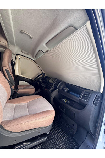 Karavan Kampüs طقم واقي شمسي حراري كامل للكرفان - طقم كامل للباب الأيمن والأي...