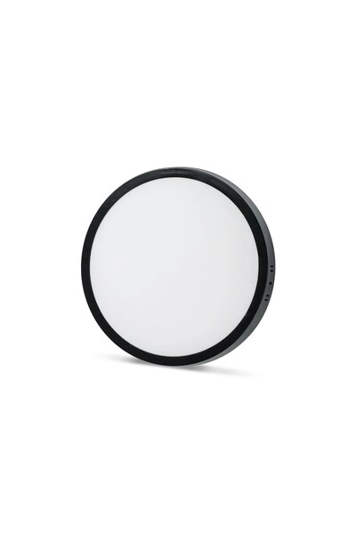 Noas 18W Sıva Üstü Yuvarlak LED Panel, Siyah Kasa, Beyaz Işık (YL14-1800-S)