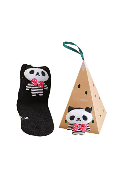 EFAYN.RO Unisex socks, warm, soft, accessorized, size 36-42 EU, M2, black wit...