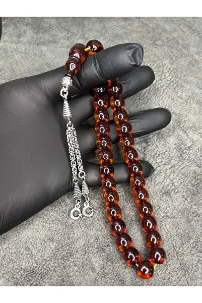 Mos Tespih سبحة كهرمانية قابلة للطي عالية الجودة من مجموعة Old Colorless Coll...