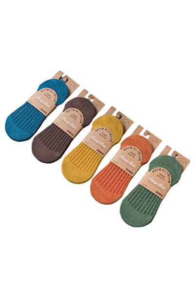 EFAYN.RO Sosete dama, set 5 perechi, model comod, non – slip, marime 38 – 42,...