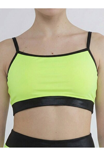 Pridance 307 Yellow Strappy Microfiber Sports Bustier