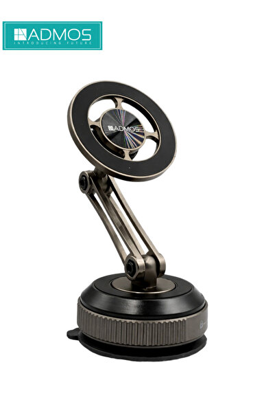 ADMOS حامل هاتف مغناطيسي للسيارة، يُثبّت على لوحة القيادة، يتميز بقبضة قوية و...