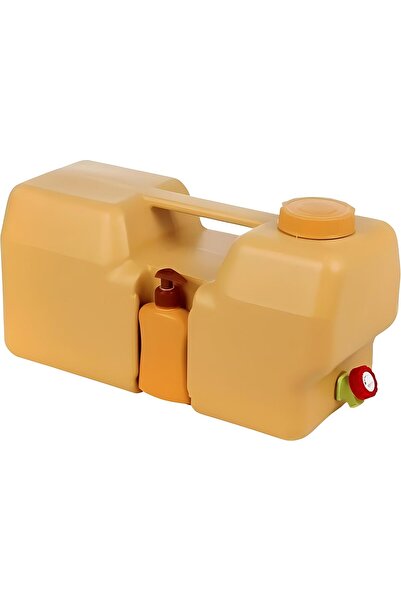 Biki 20-liter water jug ​​with tap and beige soap box