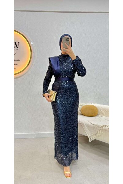 waw tesettür Şüheda Abiye Elbise