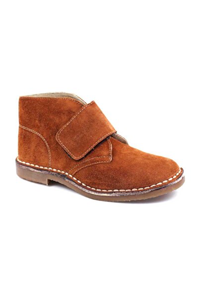 tino Lightweight boots for children, made of natural suede leather, with stit...