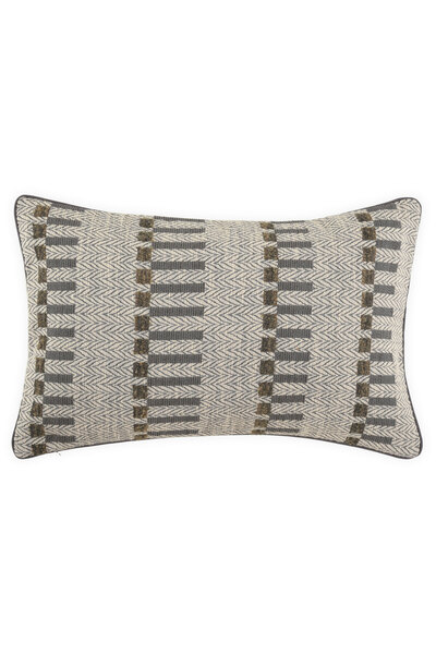 DECOMEX Decorative pillow ALMERIA 35x55cm gray