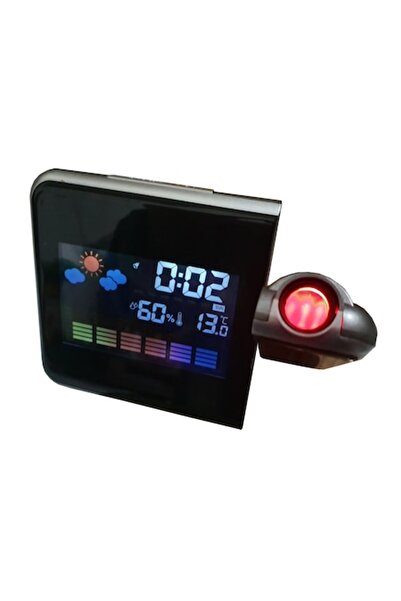 dalimag Ceas digital cu proiecție de perete, afișaj temperatură și umiditate,...