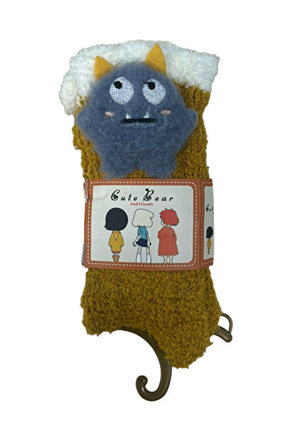 EFAYN.RO Unisex socks, warm, soft and fine, pattern with little monsters, uni...