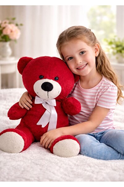 Heribom 50 Cm Elyaf Dolgulu Toscano İthal Kumaş Pofuduk Sevimli Ayıcık Peluş ...