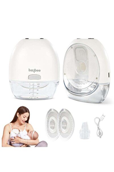 BAYBEE مضخة الثدي الكهربائية فائقة النحافة للأمهات، شفط بدون استخدام اليدين