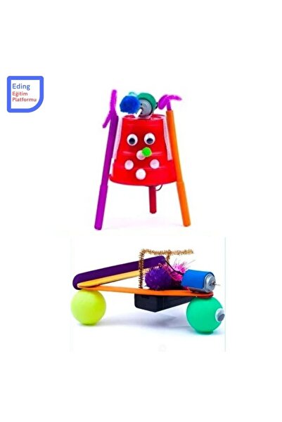 Fapatech Ressam Robot ve Zıp Zıp Hoverboard Elektrik Kuvvet ve Hareket STEM F...