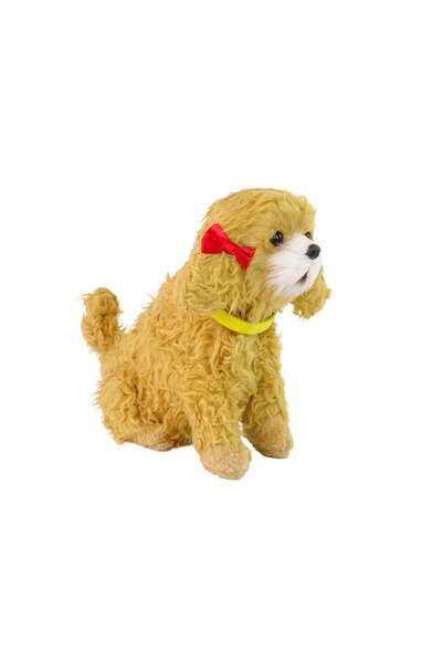 Three top online Câine de pluș interactiv cu blană moale, rasă Pudel