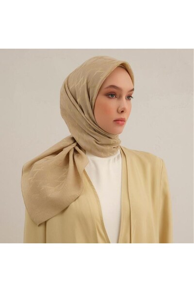 Armine Elegant Gold Color Lyocell Scarf Stylish Scarf