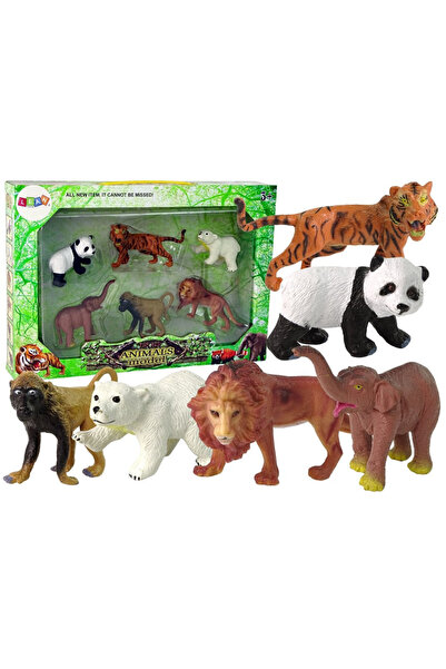 Three top online Set de 6 figurine cu animale sălbatice, animale ale lumii