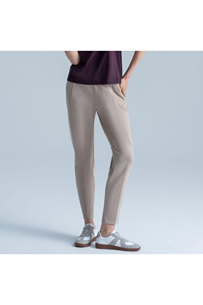 Giordano بنطلون كابري نسائي بخصر عالٍ وقصة عادية