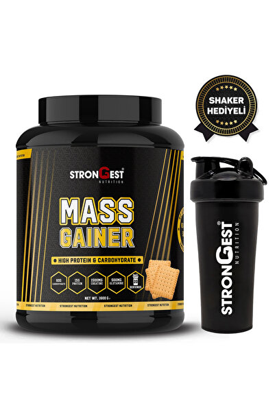 STRONGEST Mass Gainer 1600gr Yüksek Protein Değerli Ve Amino Asit Takviyeli B...