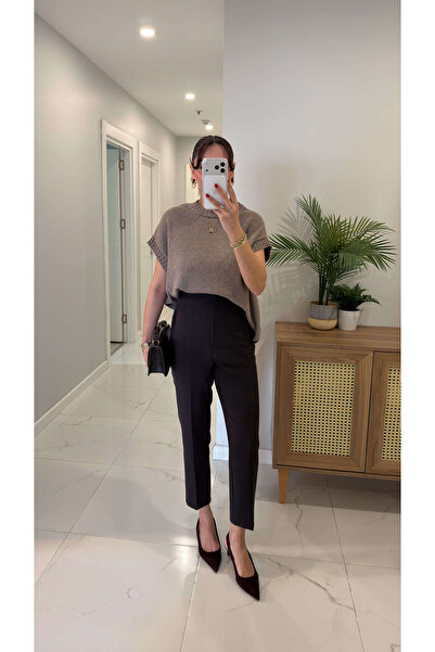 BİRCANÇİL Pantaloni Flatolu ZR Lowas maro închis