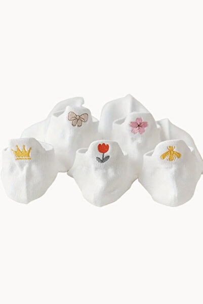 EFAYN.RO Women's socks, set of 5 pairs, minimalist model raised at the back o...