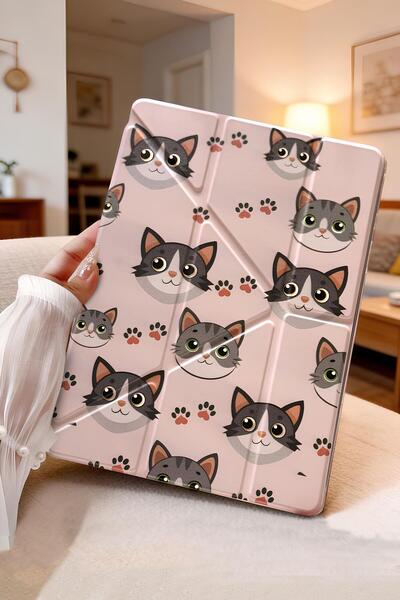 Nezih Case Samsung Galaxy Tab S6 Lite 2024 P610 P617 P620 Uyumlu Uyku Modlu K...