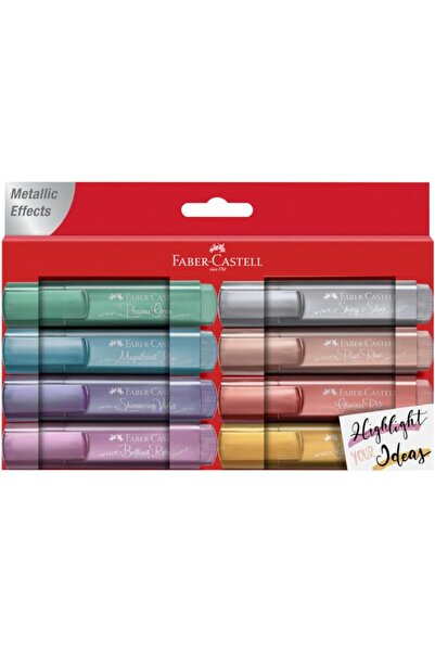 Faber Castell Faber-Castell 154689 - Highlighter TL 46 Metallic Pack of 8