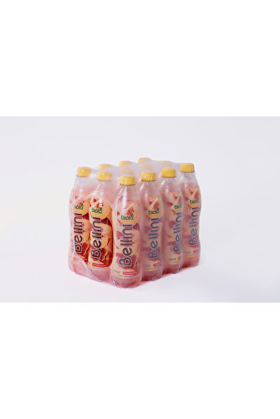 TH BIOLA Băutură carbogazoasă fără alcool Bellini Biola, aromă piersici și gr...