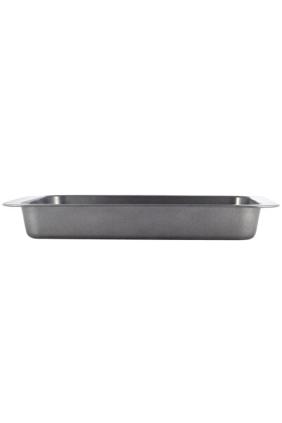 Kamille Tavă de copt, oțel carbon, antiaderentă, 36,5 x 27,5 x 4,5 cm, neagră