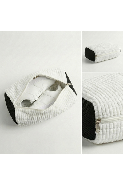 Tidy Home Shoe Washing Bag Special Pasta Cloth Zippered Large Size Microfiber