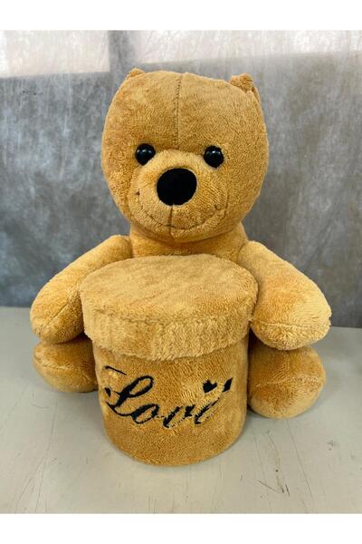 nazlı çiçekçilik 14 Şubat Sevgililer Günü Aşk Oyuncak Ayıcık kahverenği