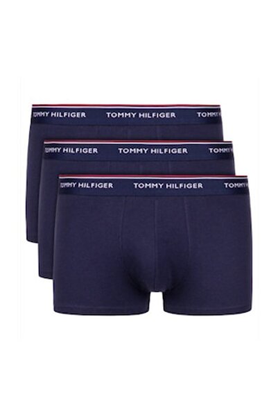 Tommy Hilfiger Set de 3 boxeri bărbătești – Negru, Gri, Alb – Mărimea S