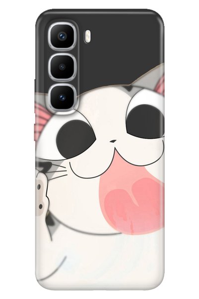 TECNO Infinix Hot 60 Pro+ Plus Case Colorful Silicone Printed Tpu Fat Cat