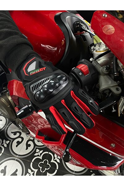 Forte GT FİBBA Rs02 Kırmızı Motorcu Eldiveni