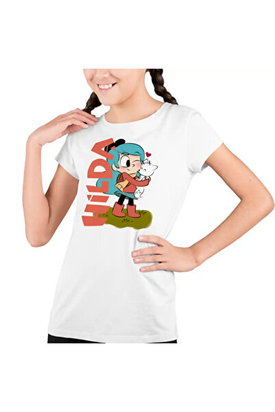 OEM Tricou Copii Fete Hilda Twig Hug White Fox Valentines Day