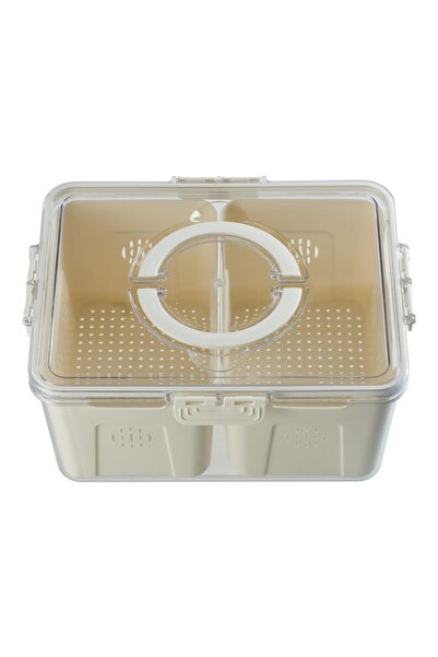 morponi Vacuum Kitchen Storage Container Portable Compact Versatile Refrigera...