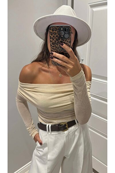 codudem Madonna Transparent Collar Trend Bluz