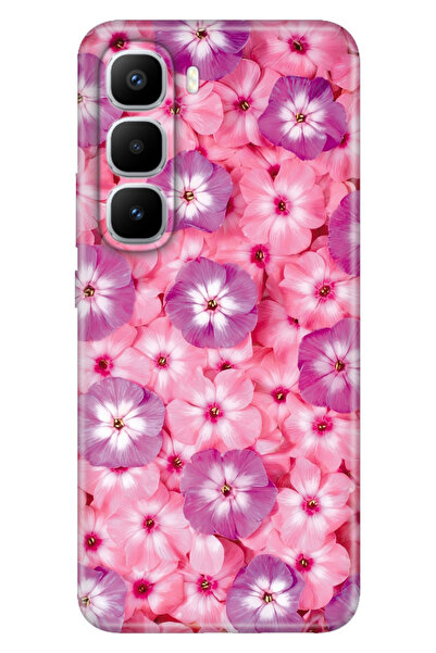 TECNO İnfinix Hot 60 Pro+ Plus Kılıf Renkli Silikon Baskılı TPU Çiçekli SSS