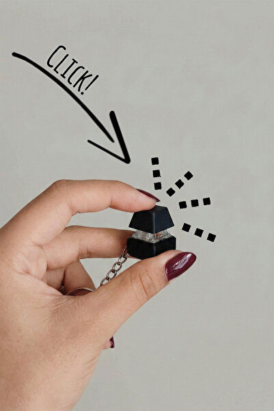 Croitacraft Klavye Tuş Anahtarlık - Blue Switch Anahtarlık - Tuş Basma Hisli ...