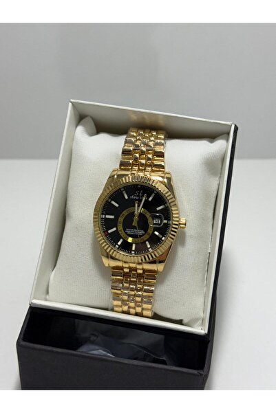 Show Time GÖZ ALAN ALTIN RENKLİ ŞIK GÖRÜNÜM KOL SAATİ