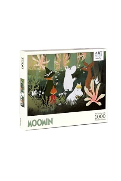 Barbo Toys Puzzle, Moomin Art, 1000 Pieces, Green