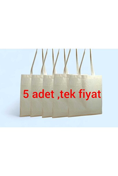 Malika Baskısız ham bez çanta. Ölçü : 35x40cm; 150gr/m² sık pamuk organik kum...