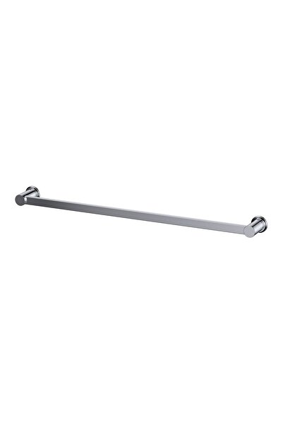Milano Luxe Berlin Towel Bar, Chrome Finish Brass Handle, Stylish Silver Grab...