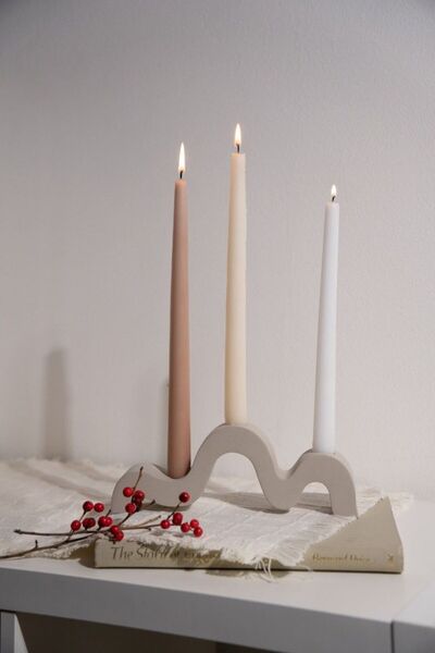 Cherry Candle Shop Şamdan Mum (Şamdanlık Hediyeli)