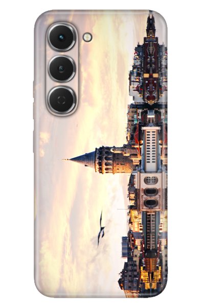 TECNO Spark 40 Pro Km6 Case Decorative Silicone Printed Cover Yeditepe