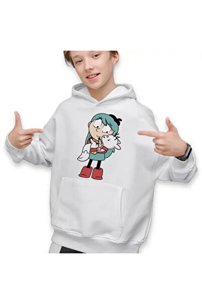 OEM Hanorac Copii Baieti Hilda Casa Padure Pisica Twig Vulpe