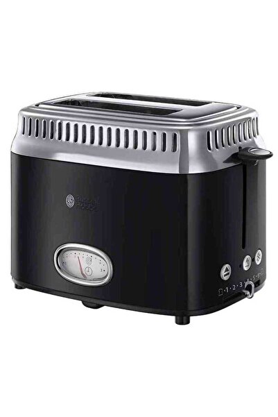 RUSSELL HOBBS Тостер 21681-56 Retro Classic Noir 1200W 2 филийки 6 нива Черен
