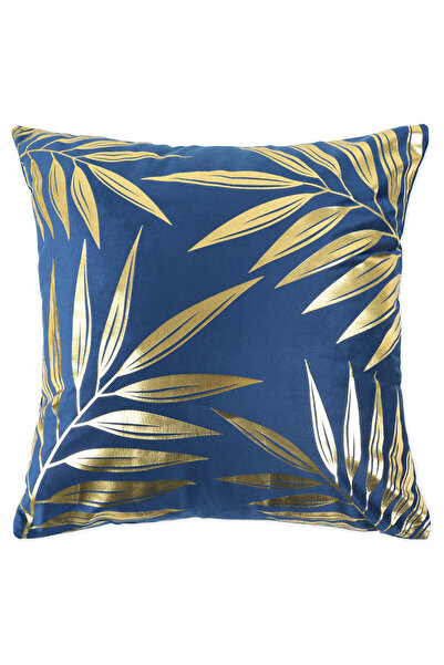 DECOMEX Decorative pillow MYLA 45x45cm blue, gold