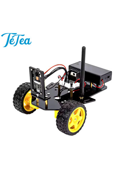 TeTea Kit Educationala Tetea,Kit STEM Robot CAR cu 3 roti,modul ArduinoESP32 ...