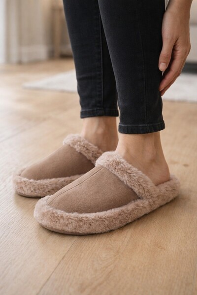 Moda Frato Siena Indoor Women's House Slippers Furry Winter Slippers