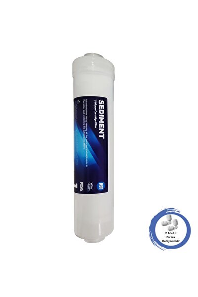 Evora Tüm Kapalı Kasa Su Arıtma Cihazı Uyumlu 12" Quick Çubuklu Sediment Filt...