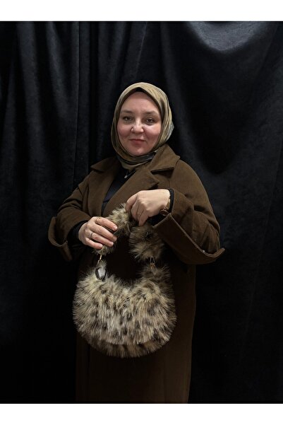 GÖNÜL Peluş Zincir Askı Model Çanta